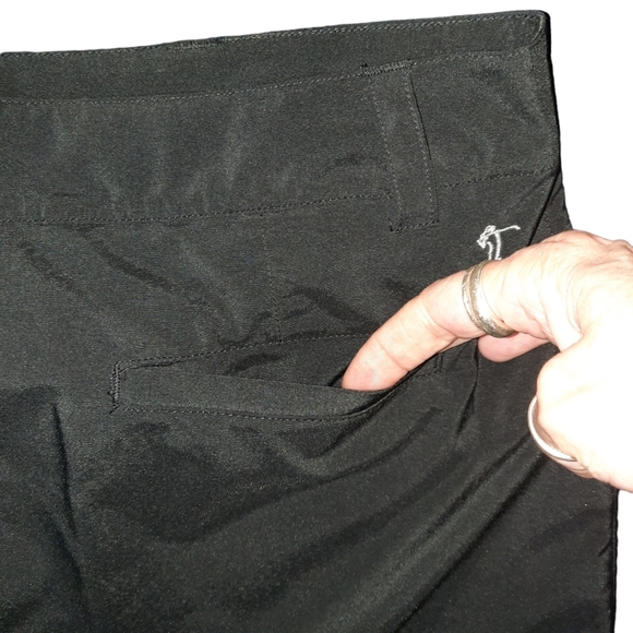 LPGA Collection Sheen Black Golf Skort SZ 10 - Picture 8 of 10